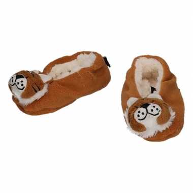 Baby dieren pantoffels/slofjes tijger