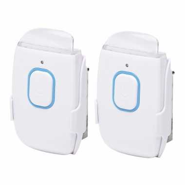 Set van 2x stuks nachtlampjes en zaklamp in 1