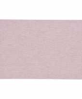 6x placemats onderleggers pastel roze 30 x 45 cm