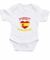 First spanje supporter rompertje baby