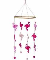 Flamingo thema baby mobiel boxmobiel 45 cm kinderkamer decoratie