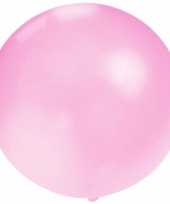 Grote ballon 60 cm baby roze