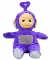 Paarse teletubbies tinky winky speelgoed knuffel pop 26 cm