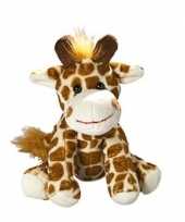 Pluche giraffe knuffel 18 5 cm