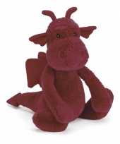Pluche knuffel draak 26 cm